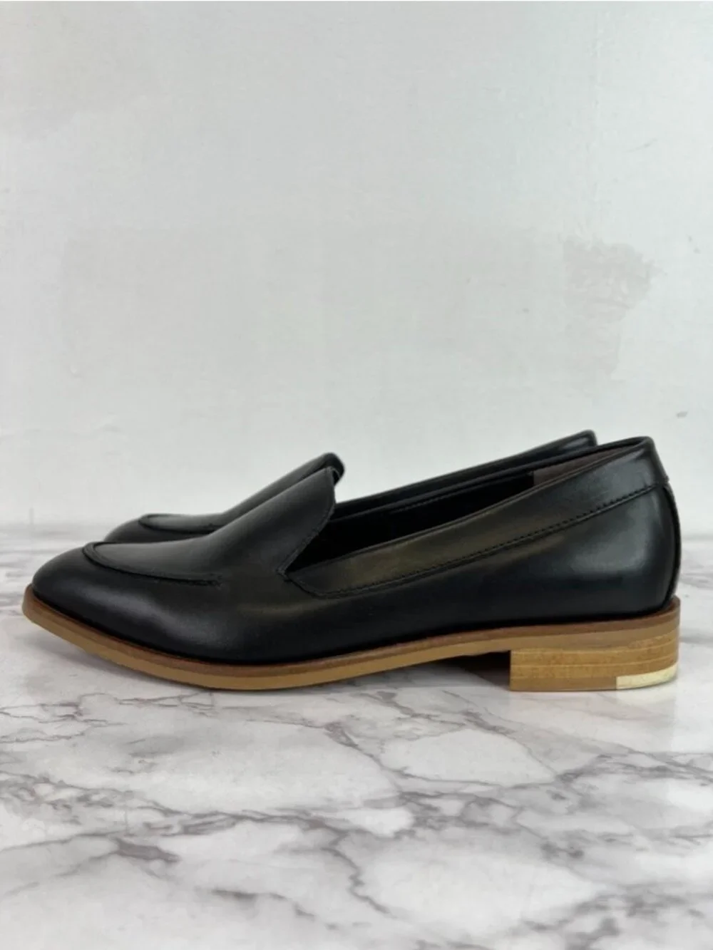 Everlane Women's Black The Modern Leather Loafers Sz 5
